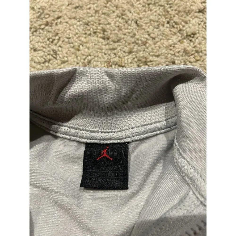*NEW* Jordan Jacket 4 XS Boys Track Full Zip Jumpman Logo Athletic Gray NWT F26